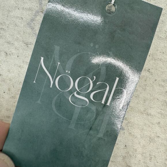 Nogah Chakras Kimono Top O/S Natural Ivory Linen Blend NEW Art to wear - Picture 5 of 12